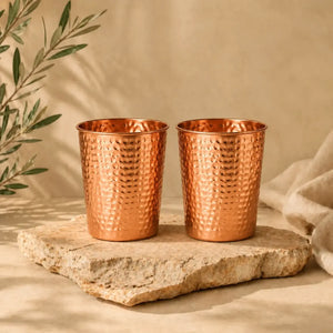 2 verres en cuivre offerts