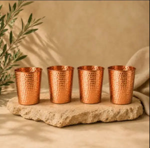 4 Verres en Cuivre Offerts