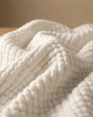 Plaid en gaze de coton — 6 couches tissées (Offre 1+1)