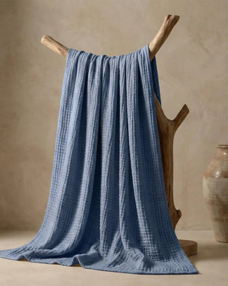 Plaid en gaze de coton — 6 couches tissées (Offre 1+1)