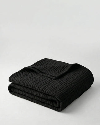 Plaid en gaze de coton — 6 couches tissées (Offre 1+1)