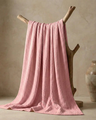 Plaid en gaze de coton — 6 couches tissées (Offre 1+1)