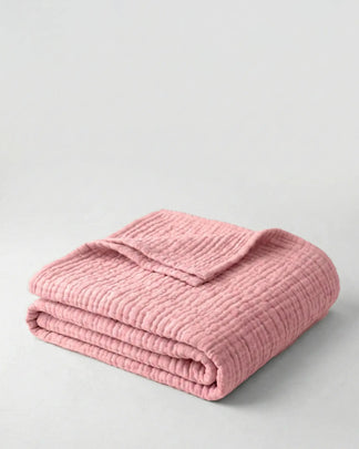 Plaid en gaze de coton — 6 couches tissées (Offre 1+1)