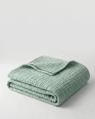 Plaid en gaze de coton — 6 couches tissées (Offre 1+1)