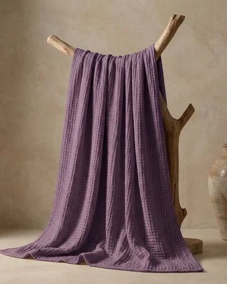 Plaid en gaze de coton — 6 couches tissées (Offre 1+1)
