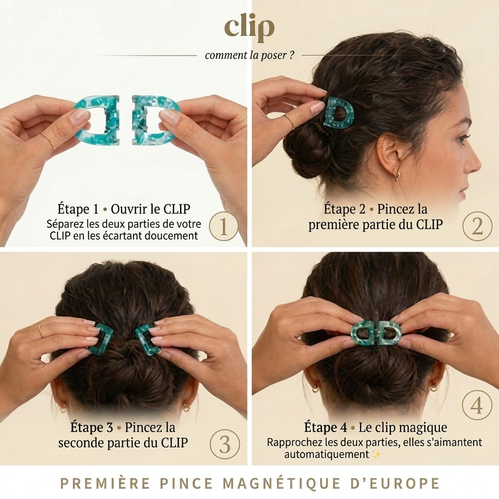 Clip "D" - Pince Magnétique