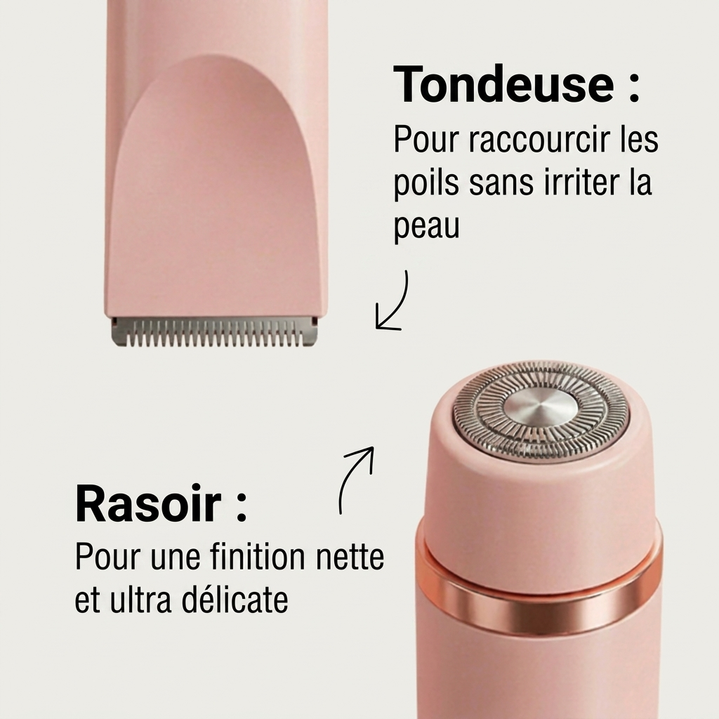 Rasoir 2 en 1 Luvia™ pour le maillot et le corps