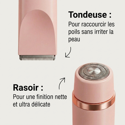 Rasoir 2 en 1 Luvia™ pour le maillot et le corps