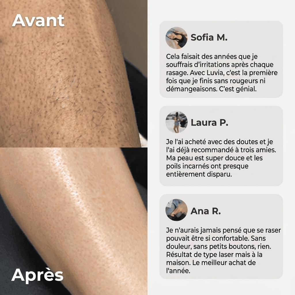 Rasoir 2 en 1 Luvia™ pour le maillot et le corps