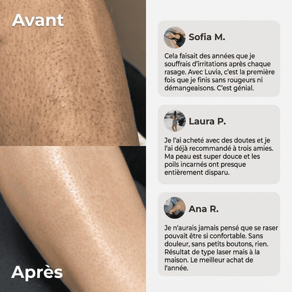 Rasoir 2 en 1 Luvia™ pour le maillot et le corps